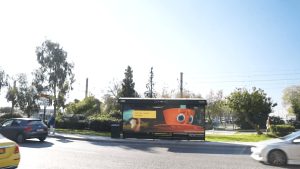 politis piraeus bank outdoor advertising ooh DOOH Greece urban digital screens