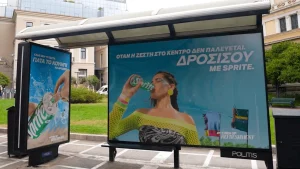 politis sprite outdoor advertising ooh advertising outdoor marketing solutions wrap shelter