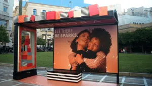 politis sephora outdoor advertising ooh advertising outdoor marketing solutions wrap shelter