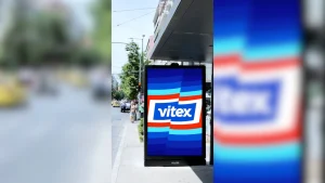 vitex outdoor advertising ooh urban digital dooh bus stop