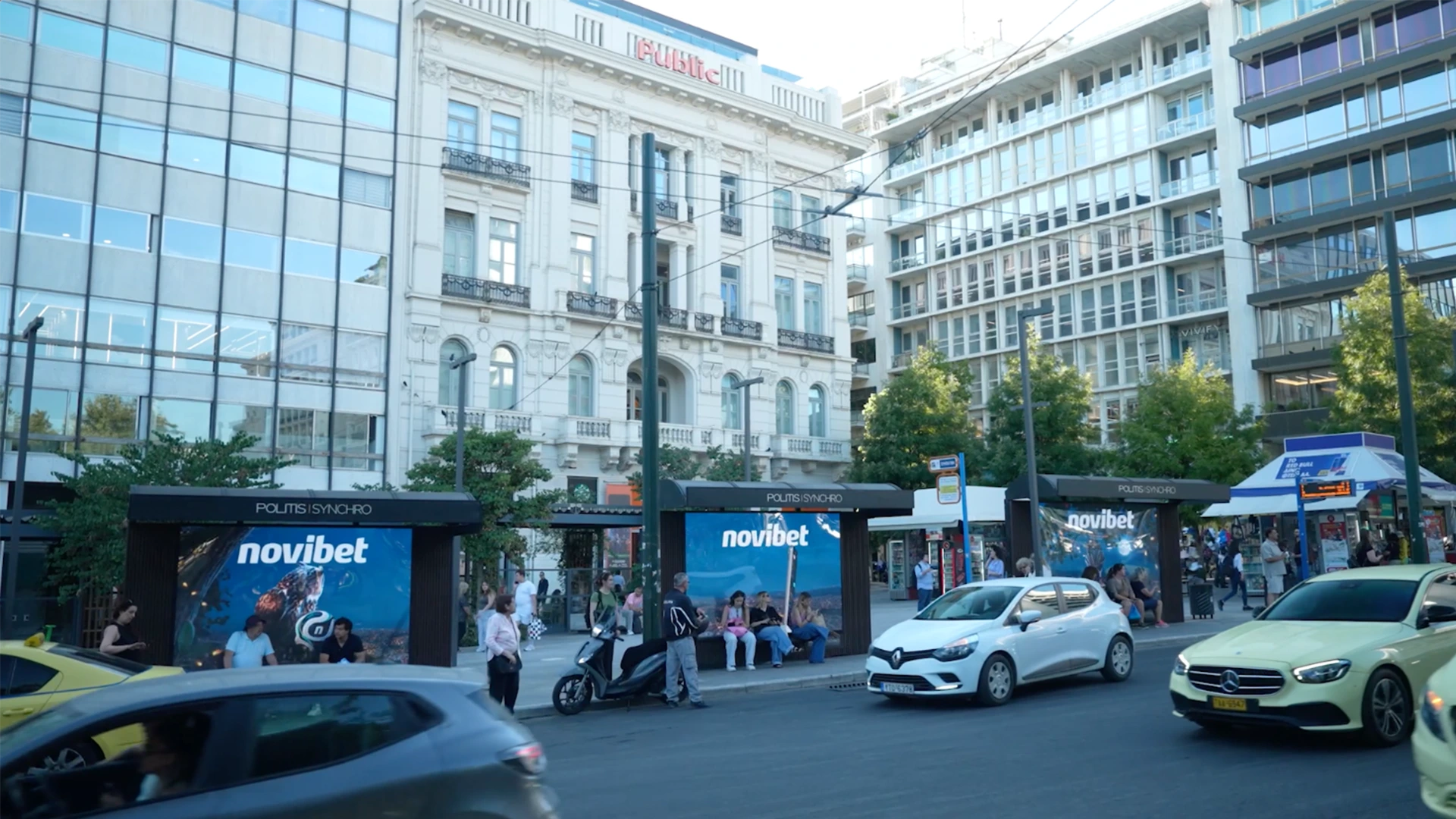 novibet outdoor advertising digital screen